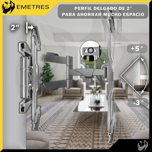 SOPORTE PANTALLA BASE TV 40 45 50 55 60 65 70 75 PULGADAS TV BASE TELEVISION - 4