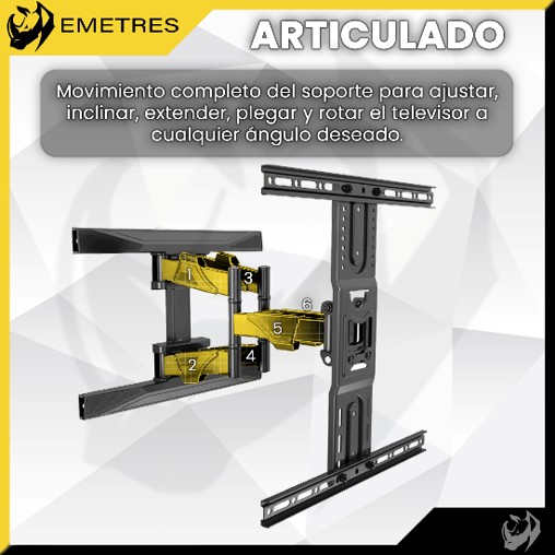 SOPORTE PANTALLA BASE TV 40 45 50 55 60 65 70 75 PULGADAS TV BASE TELEVISION - 6