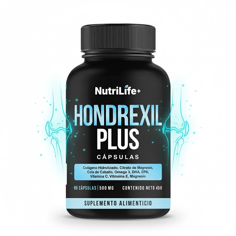 HONDREXIL PLUS 90 CAPSULAS NUTRILIFE+ 500MG AYUDA ARTICULACIONES NATURAL - 1