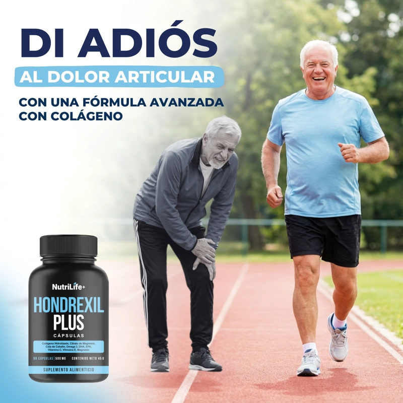 HONDREXIL PLUS 90 CAPSULAS NUTRILIFE+ 500MG AYUDA ARTICULACIONES NATURAL - 5