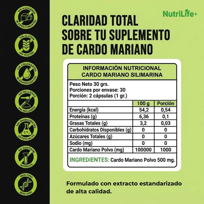 CARDO MARIANO CAPSULAS NUTRILIFE+ - 4