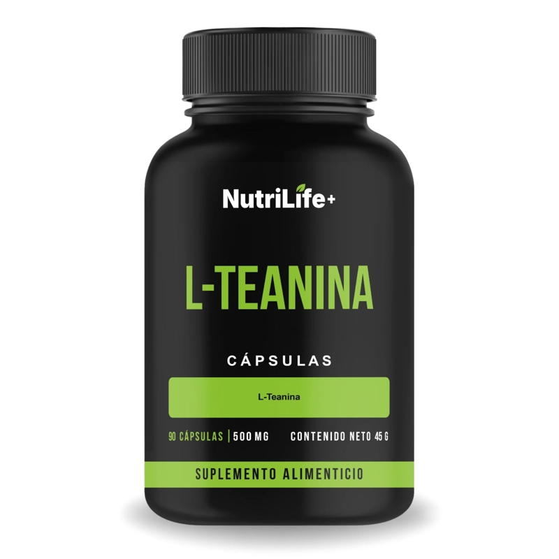 L TEANINA 500MG NUTRILIFE 90 CAPSULAS TE VERDE L TEANINA SUPLEMENTO PARA CONCENTRACION SUEÑO - 1