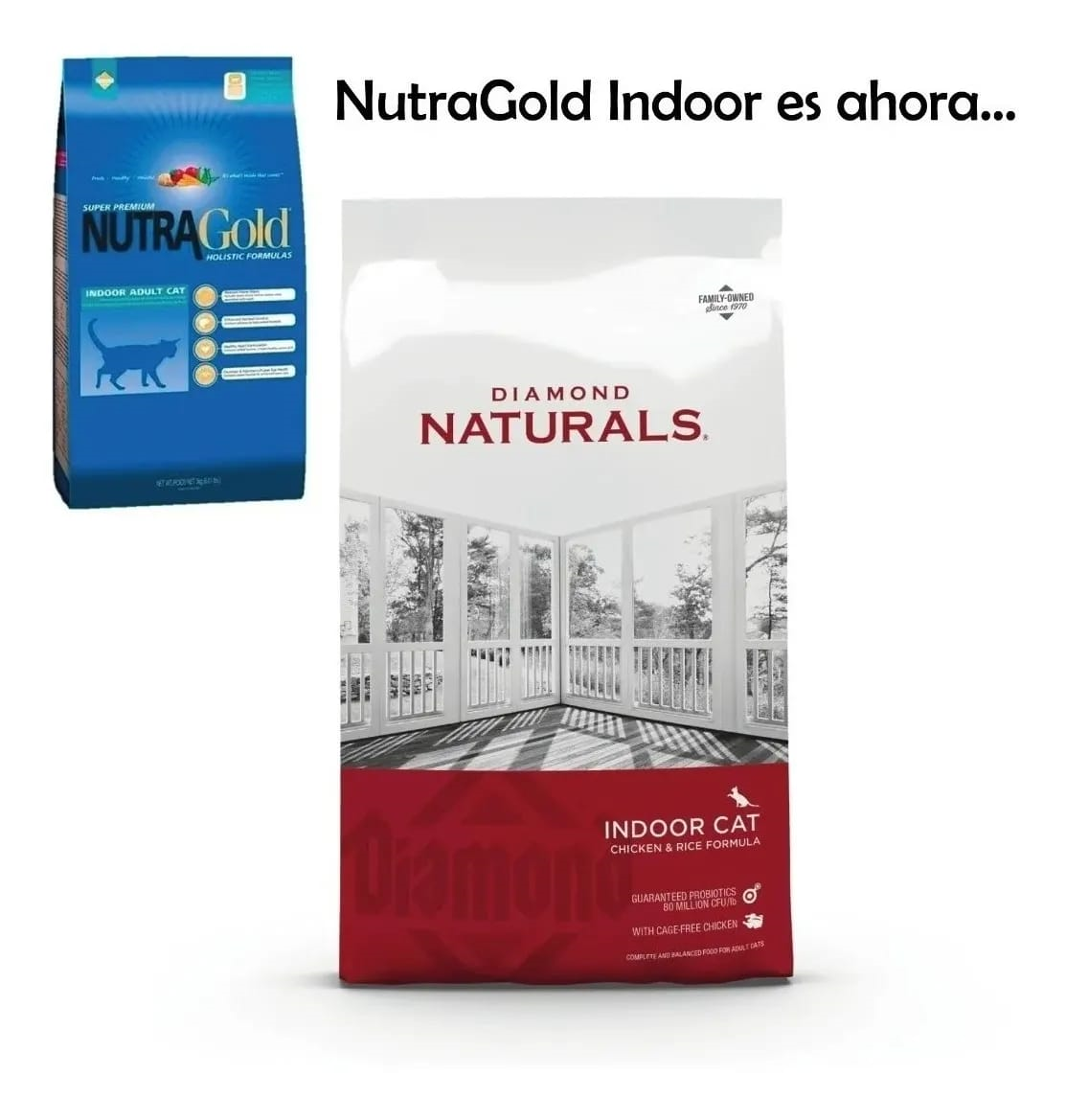ALIMENTO SECO GATOS ADULTO DIAMOND BOLSA 3 KG NATURALS INDOOR - 1