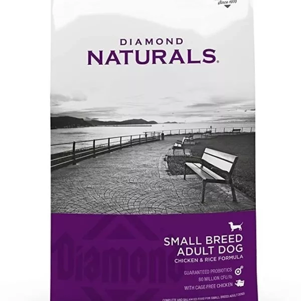 ALIMENTO SECO RAZA PEQUEÑA SABOR POLLO 2 KG DIAMOND NATURALS - 1