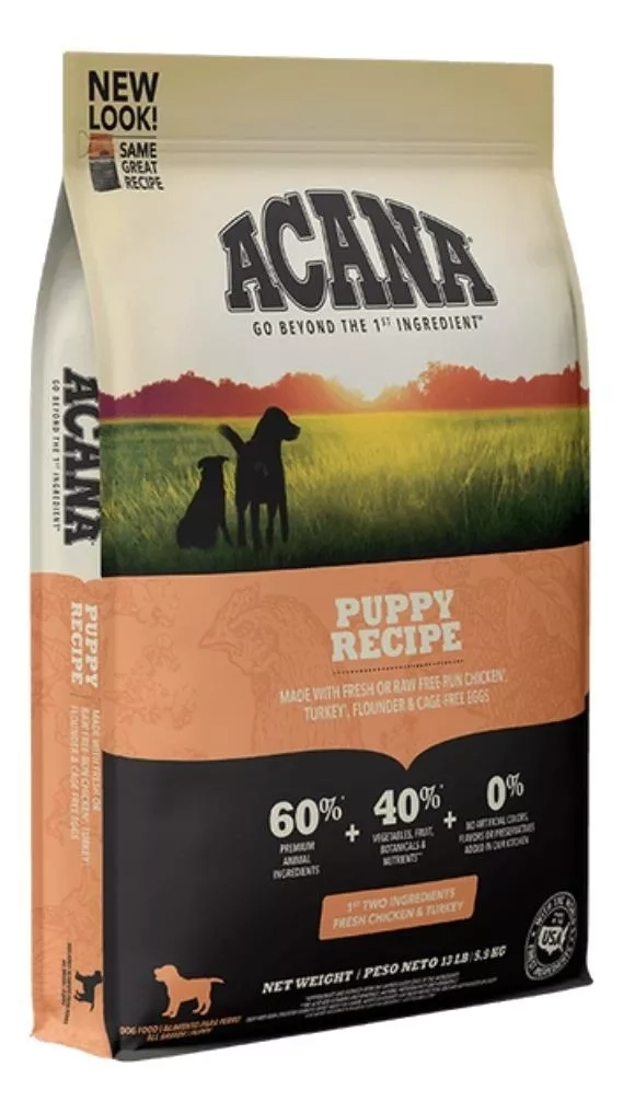 ALIMENTO SECO PERROS CACHORRO PUPPY JUNIOR ACANA SABOR MIX BOLSA 2 KG RECIPE - 1