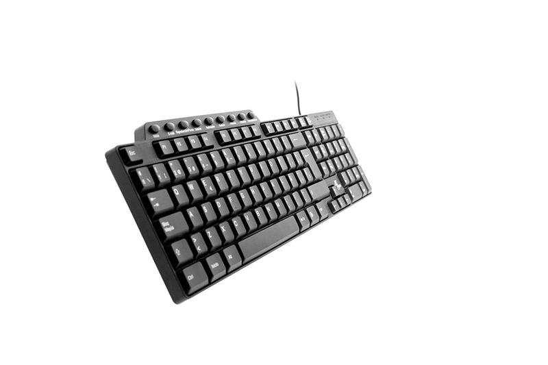 TECLADO USB ESPAÑOL COMPACTO C/PAD NUMERICO XTECH XTH-160S - 2