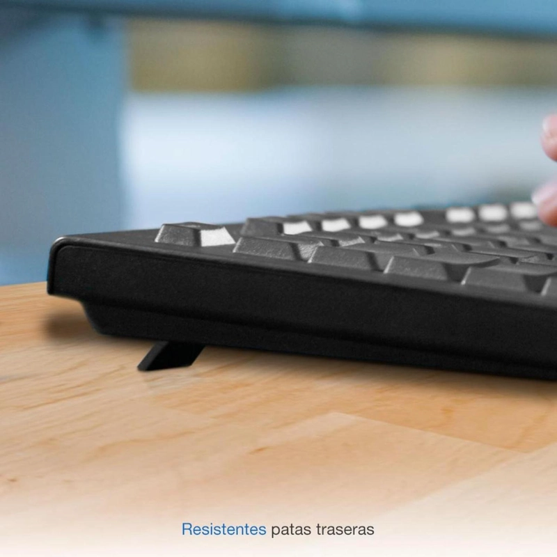 TECLADO USB ESPAÑOL COMPACTO C/PAD NUMERICO XTECH XTH-160S - 4