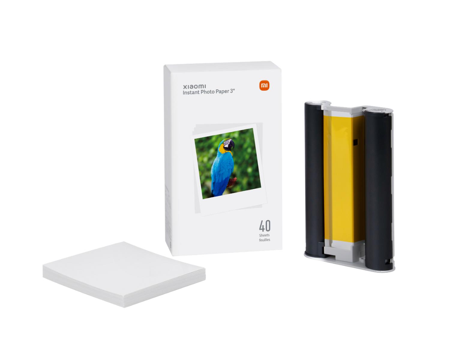 PAPEL FOTOGRÁFICO INSTANTÁNEO XIAOMI DE 3 PULGADAS 40 HOJAS - 3