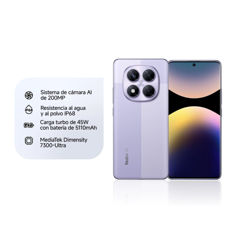 CELULAR REDMI NOTE 14 PRO 5G 256GB LAVENDER PURPLE - 3