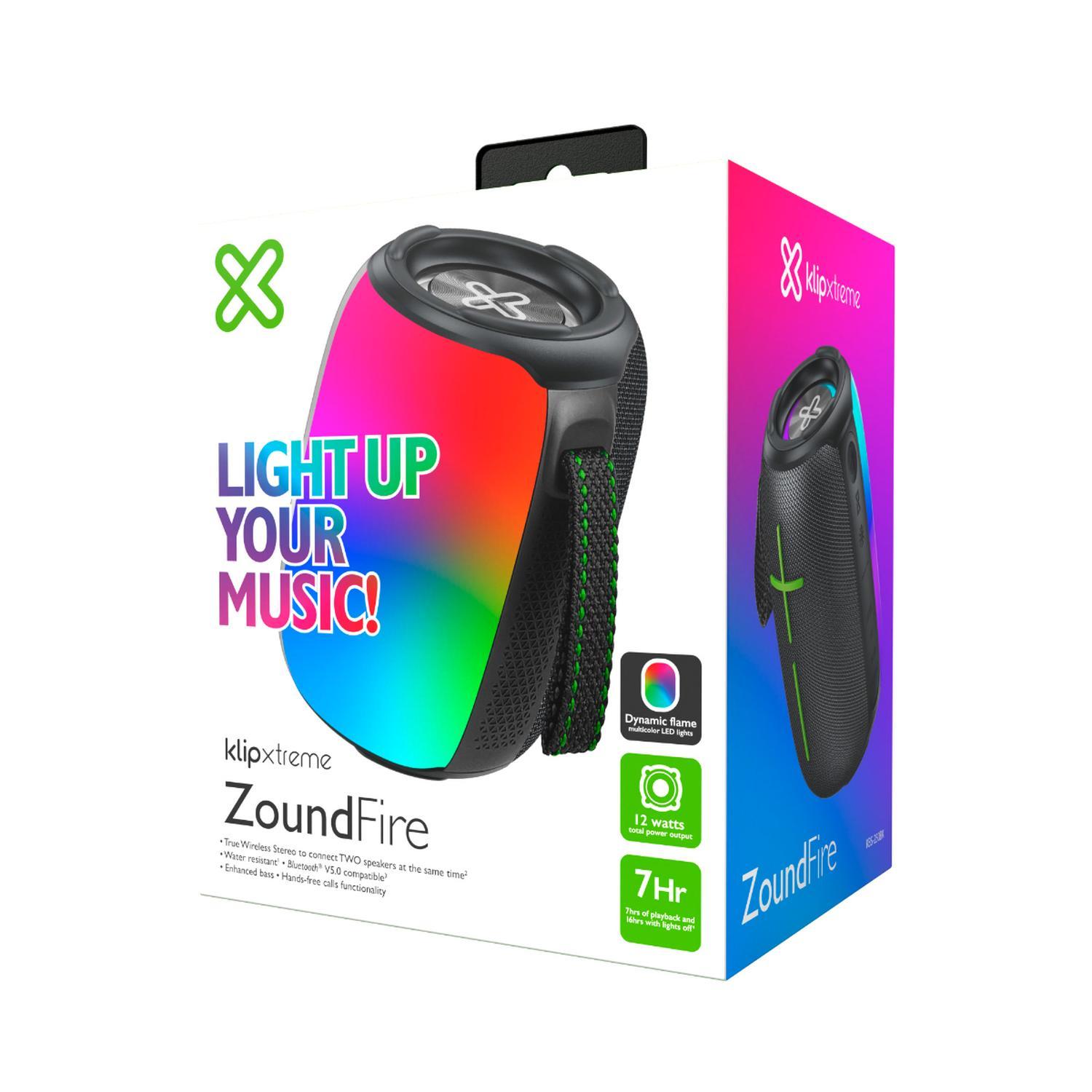 PARLANTE PORTATIL KLIP XTREME ZOUNDFIRE BLUETOOTH KBS-250BK - 6