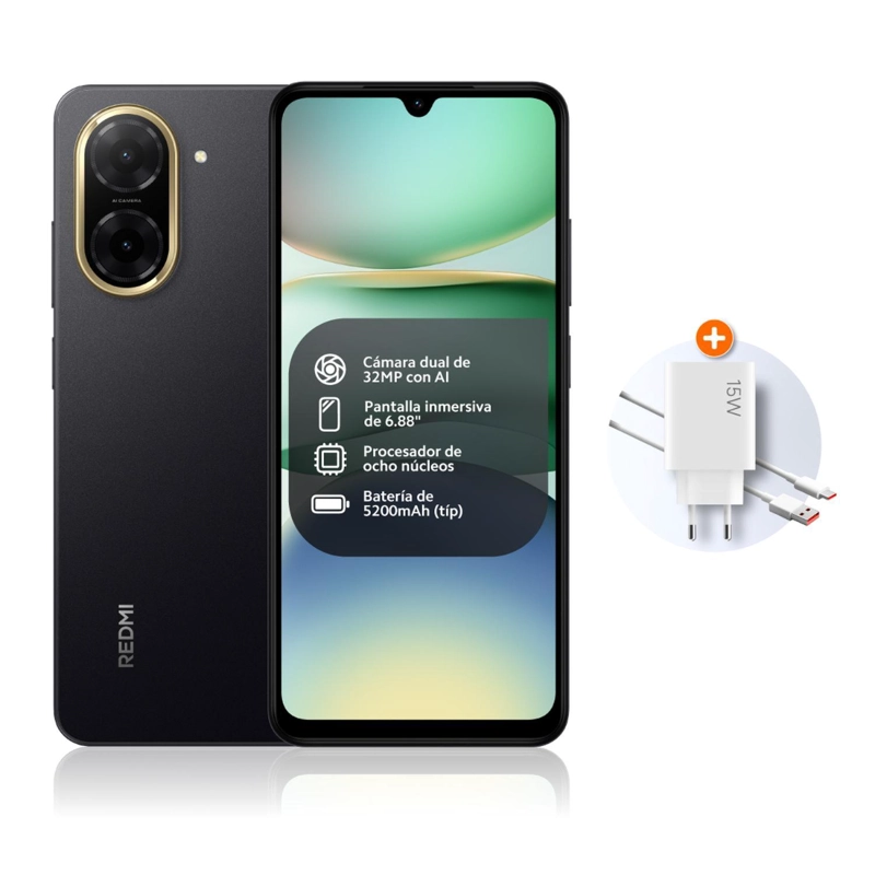 CELULAR REDMI A5 BLACK 3GB RAM + 64GB ROM - 1