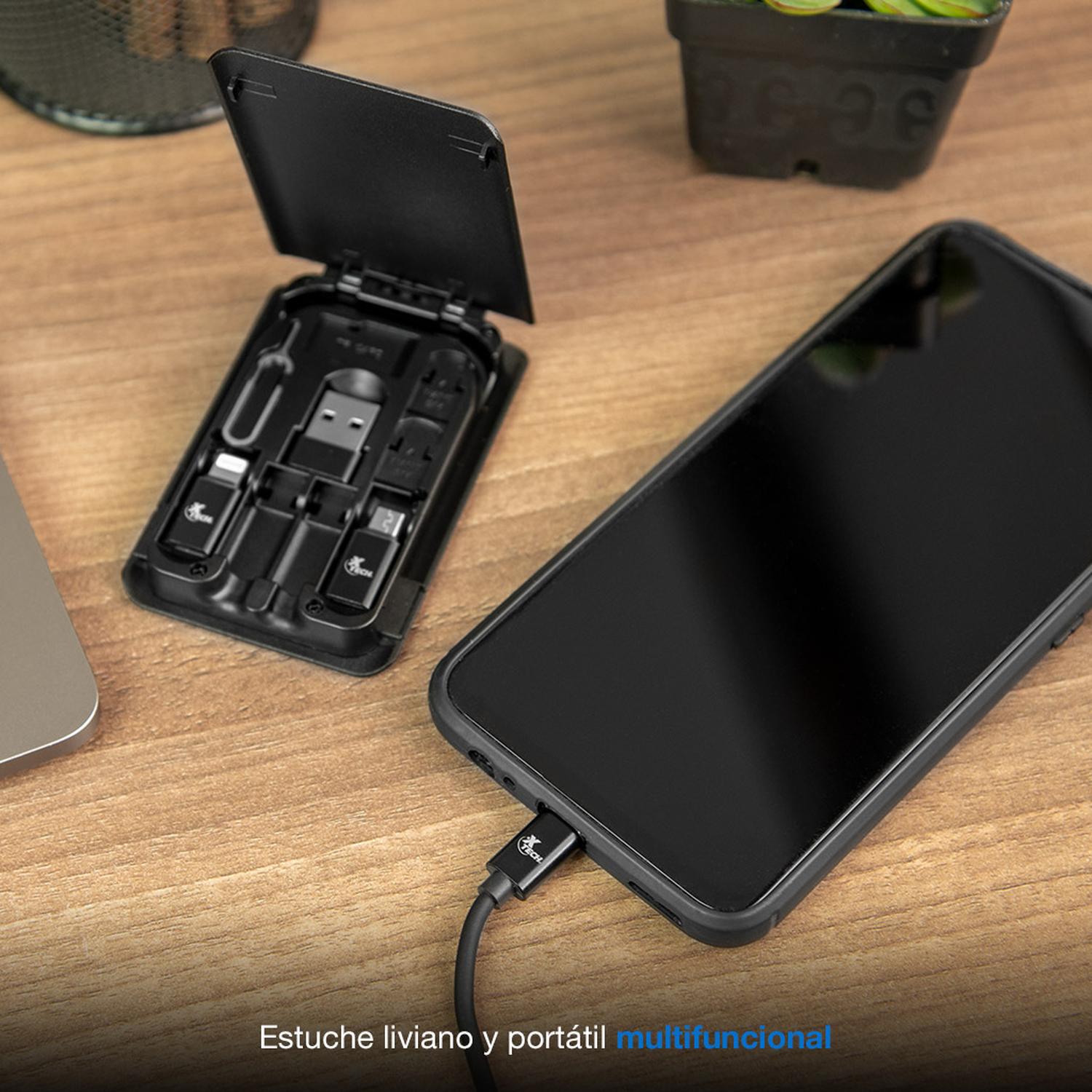 ESTUCHE MULTIFUNCIONAL XTECH C/CABLE USB-C ADAPTADOR XTC-570 TAMAÑO XTC-570 - 4