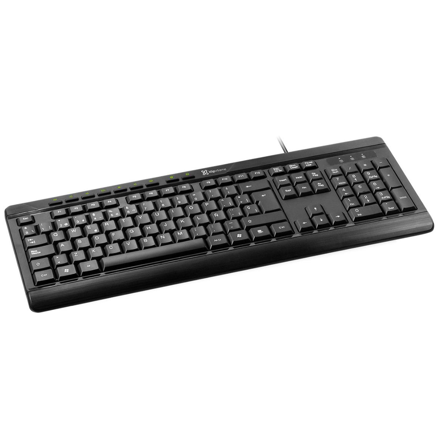 COMBO TECLADO+MOUSE C/CABLE USB KLIPXTREME KCK-251S NEGRO - 2