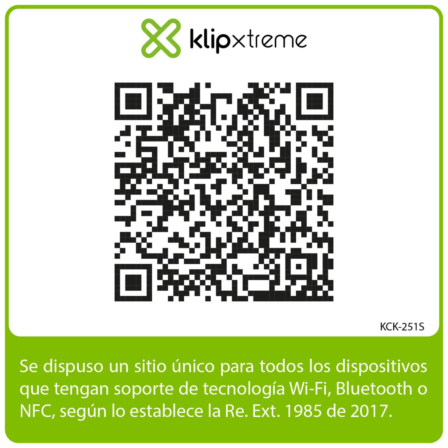 COMBO TECLADO+MOUSE C/CABLE USB KLIPXTREME KCK-251S NEGRO - 7