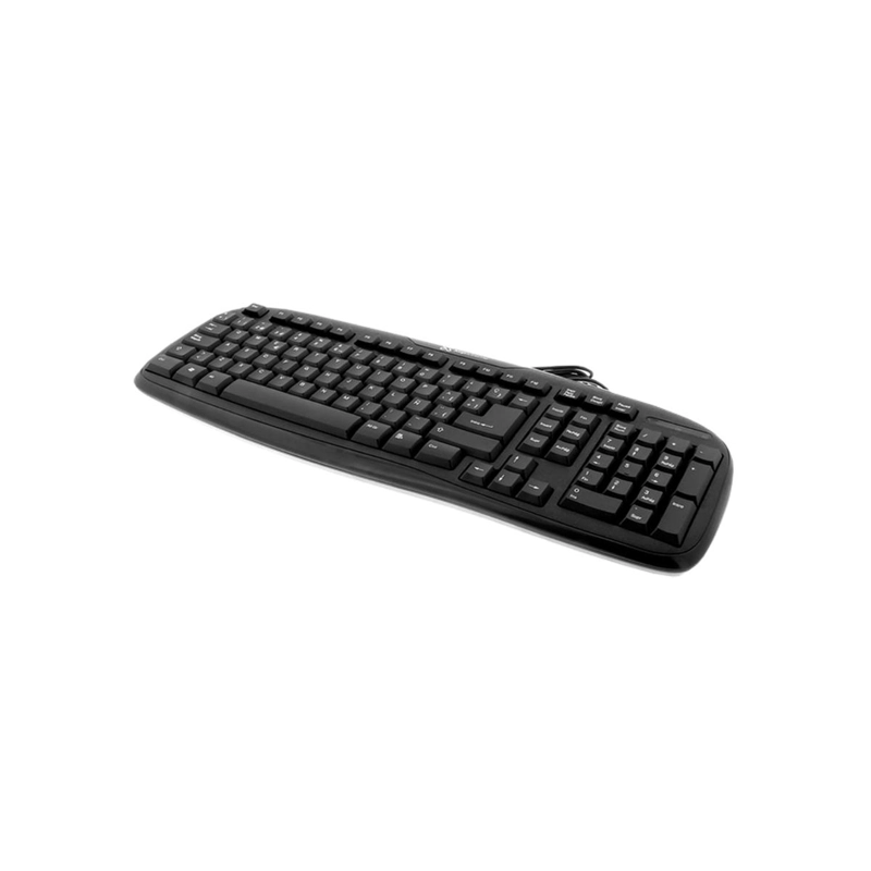 TECLADO USB ESPAÑOL C/PAD NUMERICO KLIPXTREME KKS-050S NEGRO - 1