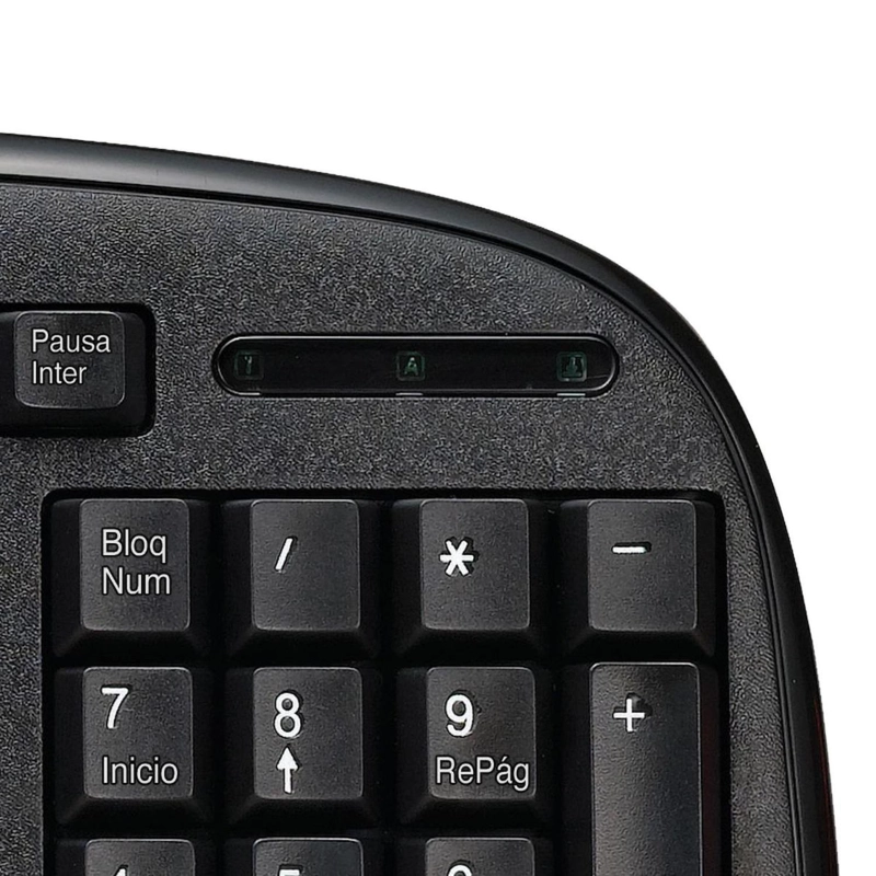 TECLADO USB ESPAÑOL C/PAD NUMERICO KLIPXTREME KKS-050S NEGRO - 8