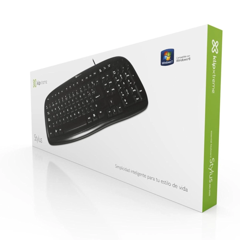 TECLADO USB ESPAÑOL C/PAD NUMERICO KLIPXTREME KKS-050S NEGRO - 9
