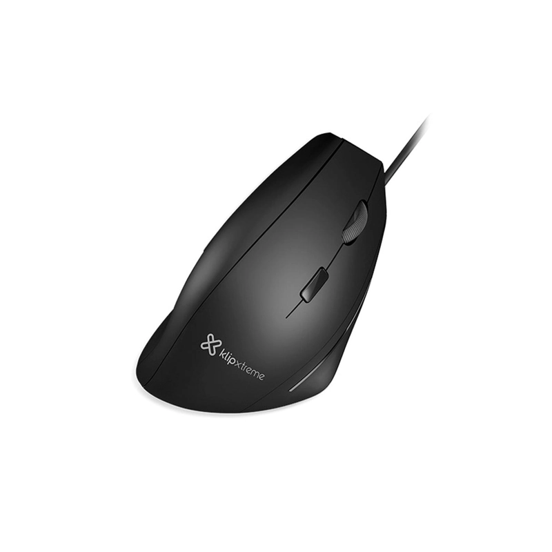 MOUSE VERTICAL KLIP XTREME ALAMBRICO ERGONOMICO KMO-505