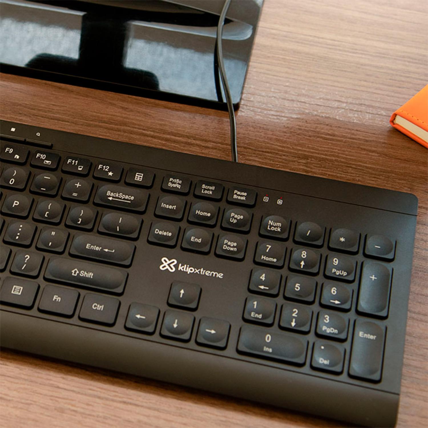 KLIPXTREME TECLADO ALAMBRICO USB KKM-525S - 4