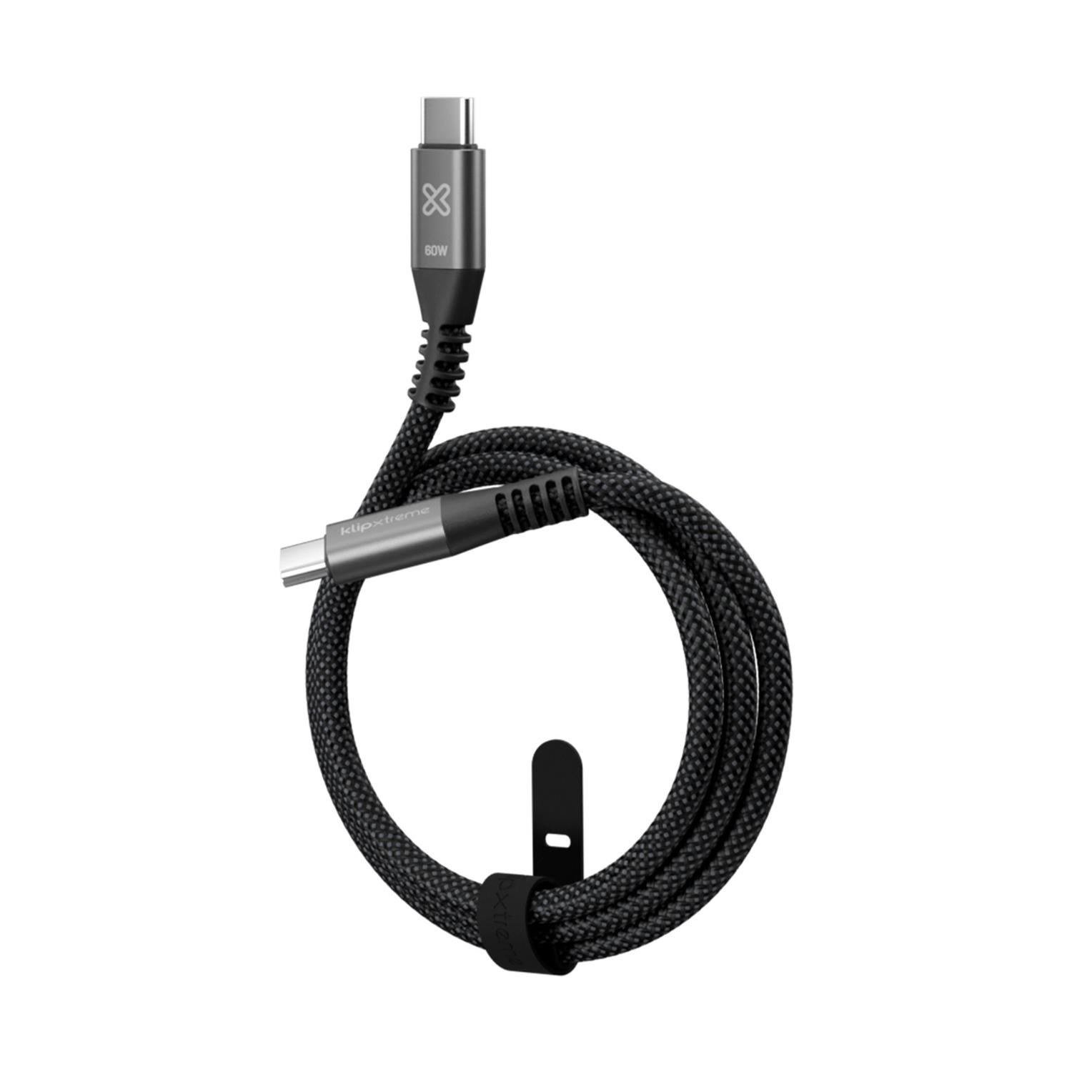 KLIP XTREME CABLE TRENZADO USB-C POWERGO 250 60W 1M - 6
