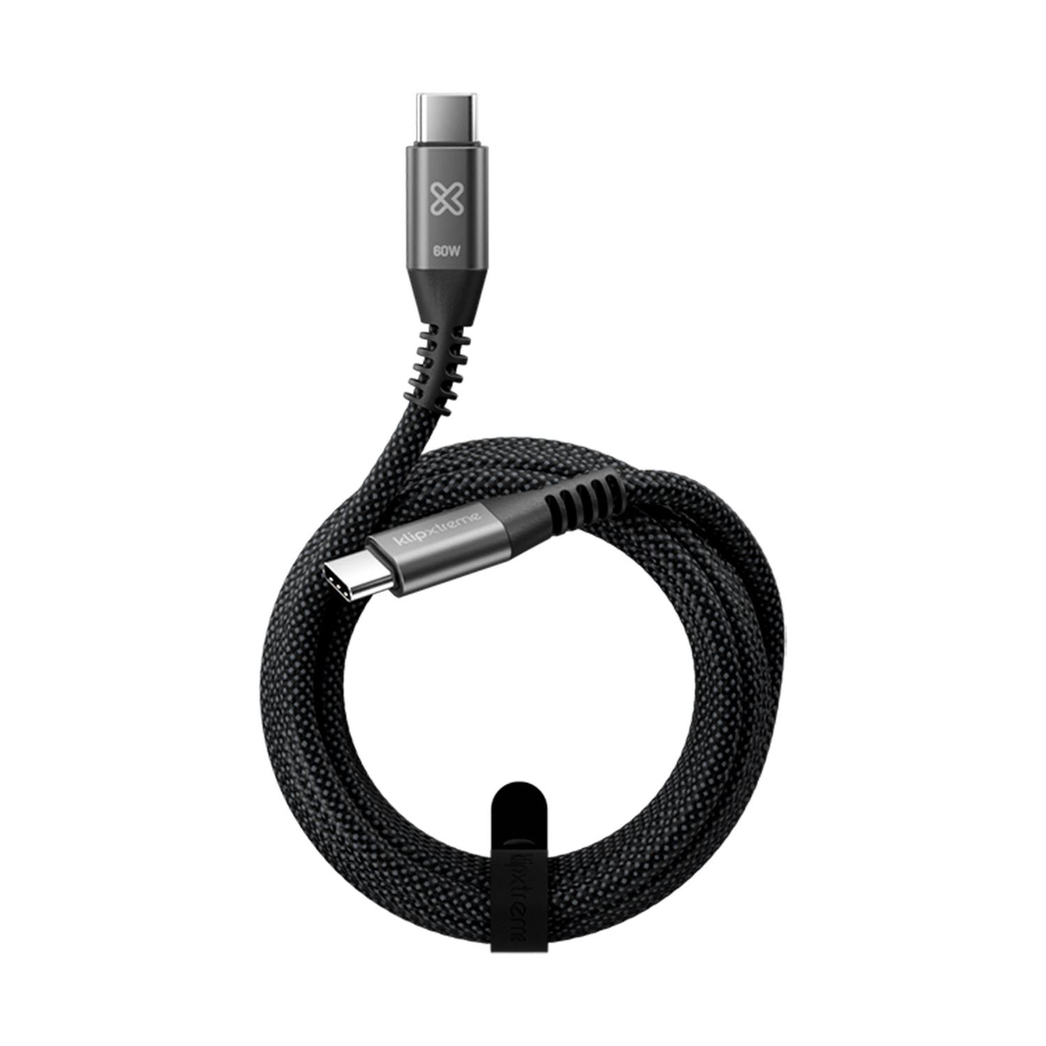 KLIP XTREME CABLE TRENZADO USB-C POWERGO 250 60W 3M - 3