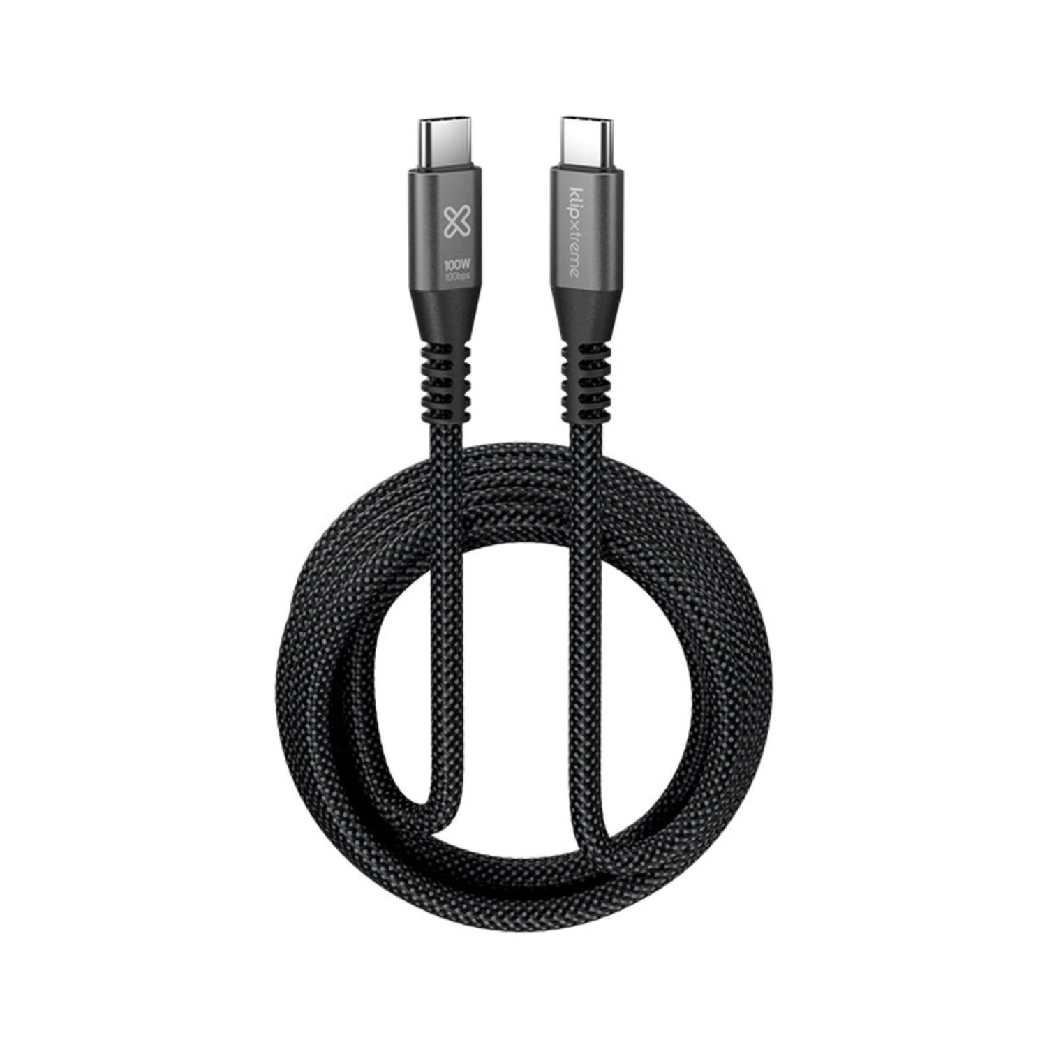 KLIP XTREME KLIP XTREME CABLE TRENZADO USB-C POWERGO 650 100W 3M 10 GBPS