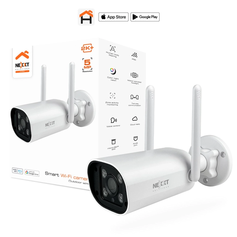 CAMARA WIFI EXTERIOR 5MP RJ45 CON LUZ - 2