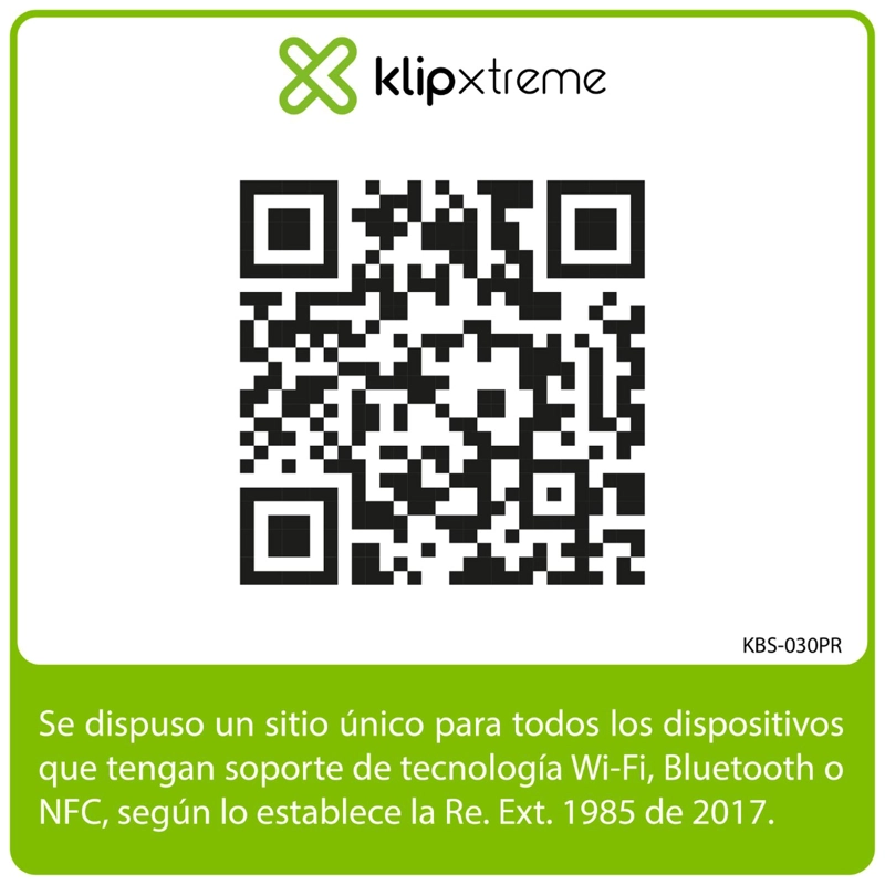 PARLANTE BLUETOOTH PORTATIL KLIP XTREME GROOVESPLASH PURPURA KBS-030PR - 5
