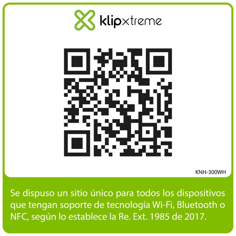 AUDIFONOS ON EAR KLIP XTREME ESCAPE BLANCO ANC KNH-300BK - 8