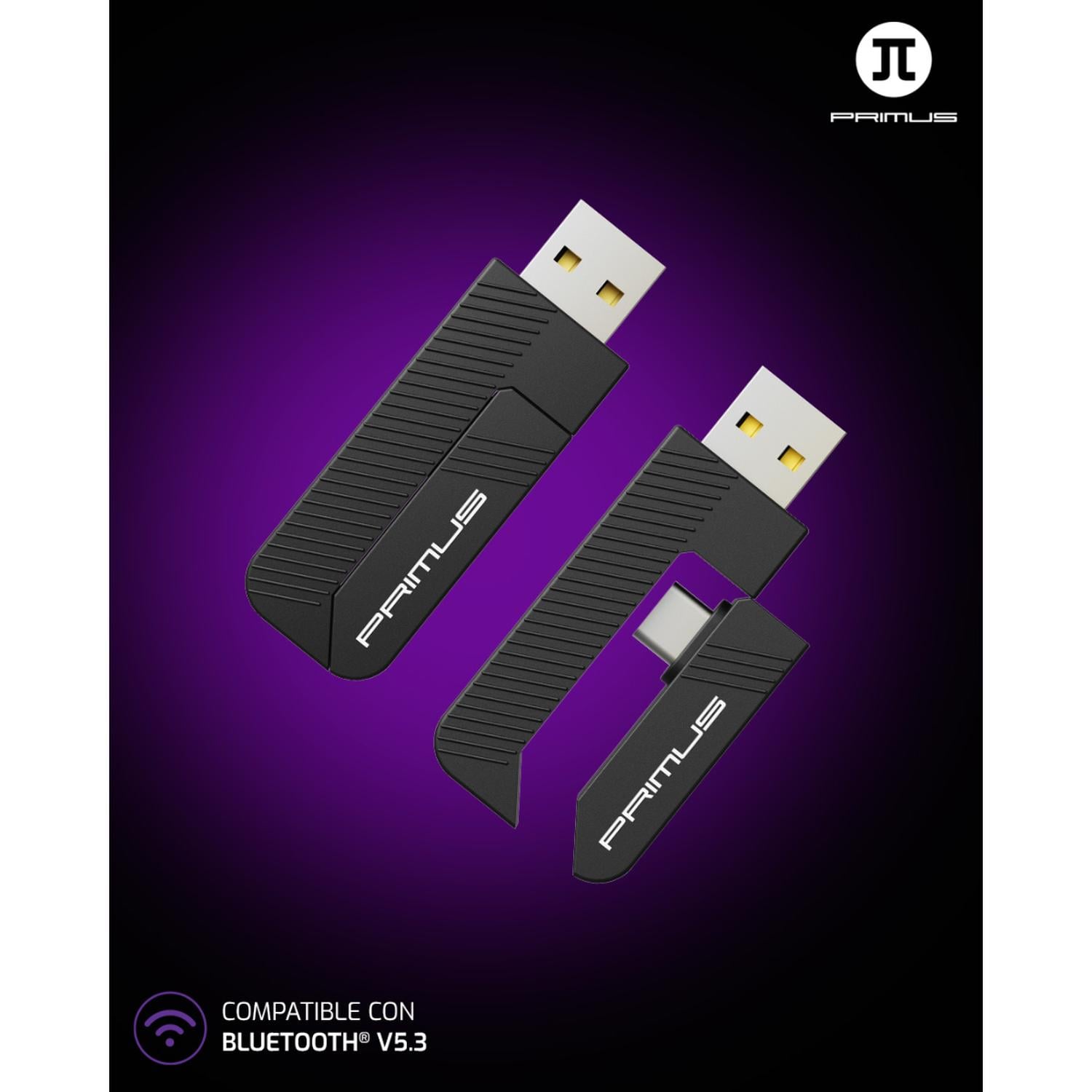 AUDIFIONOS GAMER INALAMBRICOS PRIMUS CON 2.4GHZ DONGLE NEGRO - 3
