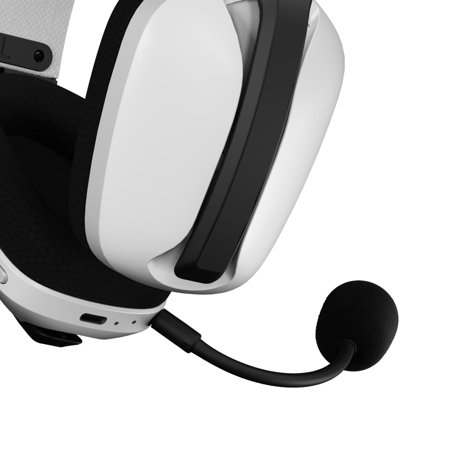 Audifionos Gamer inalambricos Primus 2.4ghz Dongle Blanco - 4