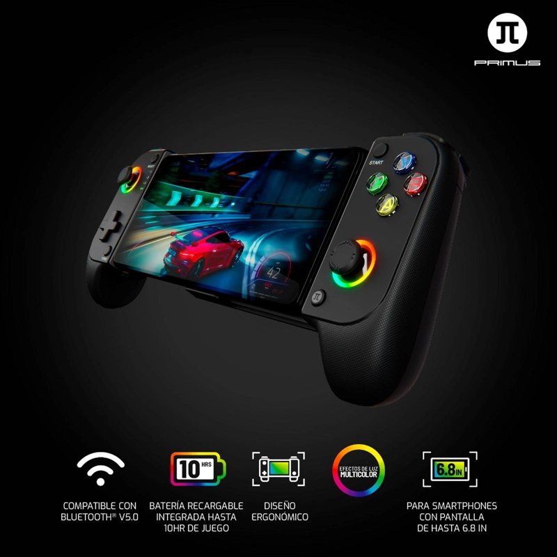 CONTROL JOYSTICK PRIMUS VICTOR BLUETOOTH CELULAR SWITCH PC - 4