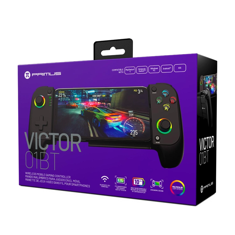 CONTROL JOYSTICK PRIMUS VICTOR BLUETOOTH CELULAR SWITCH PC - 5