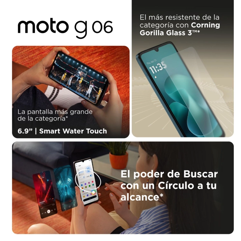 MOTOROLA MOTO G06 4+128GB AZUL - 4