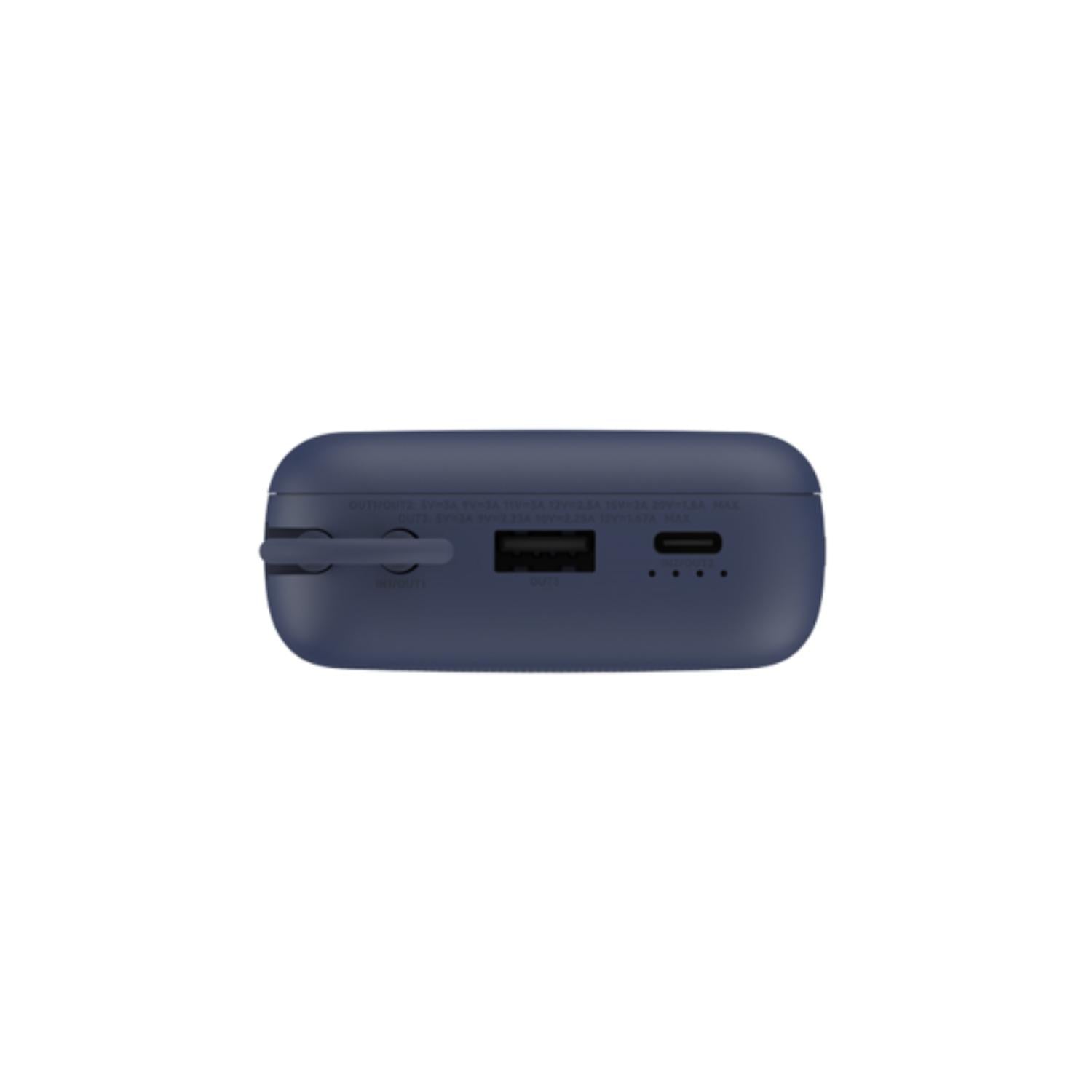POWER BANK XIAOMI 33W 20000MAH (CABLE INTEGRADO) BLUE - 5