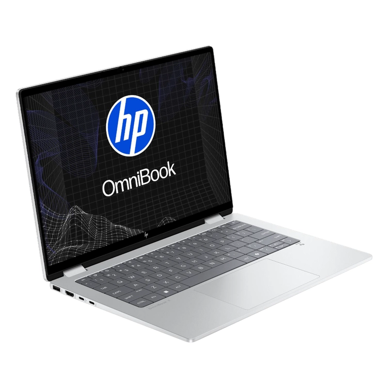 NOTEBOOK HP OMNIBOOK X FLIPNGAI 14-FM0051LA 14' PANTALLA TACTIL INTEL CORE ULTRA 5 16GB RAM 512 - 5