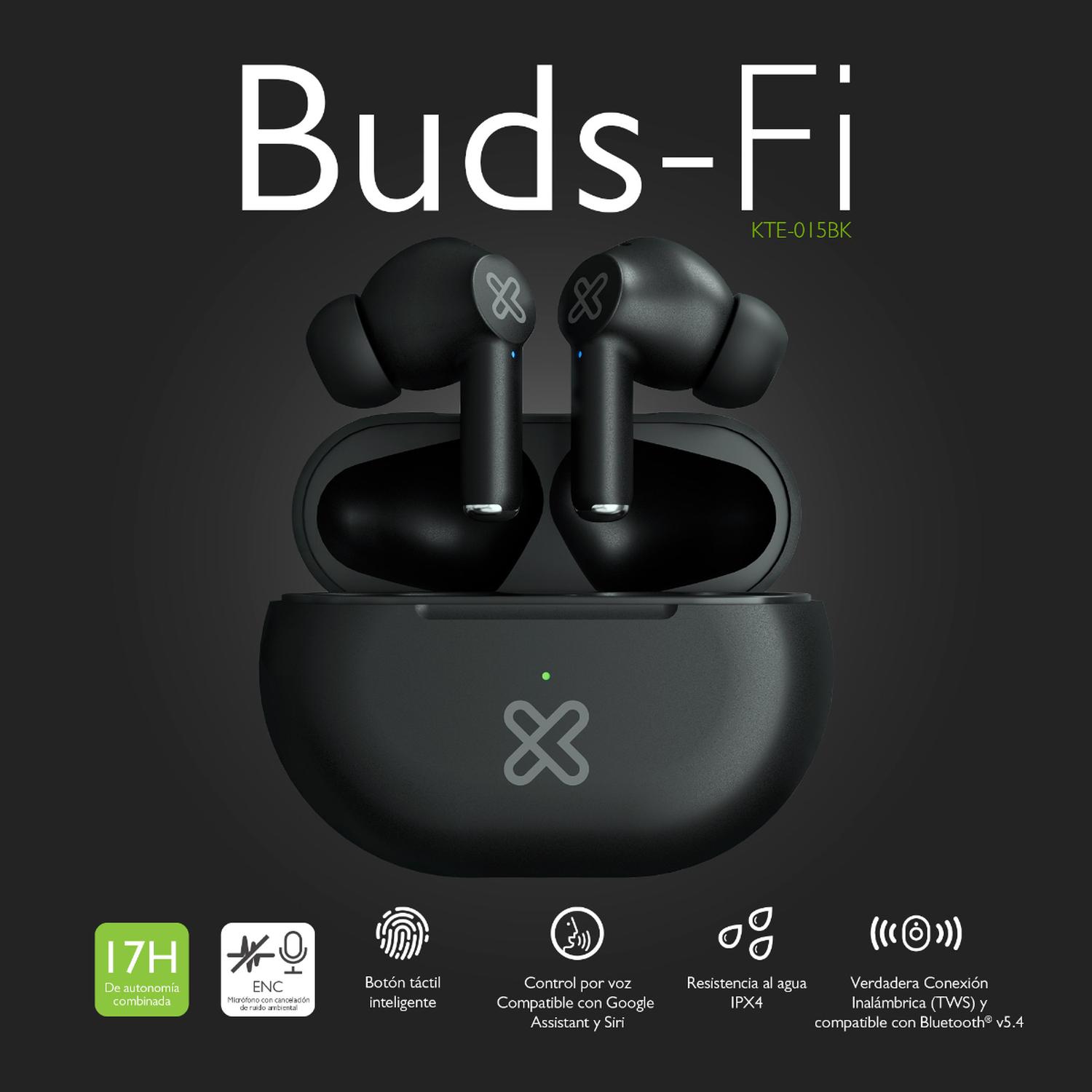 KLIP XTREME AUDIFONOS TWS BUDS-FI NEGRO KTE-015BK - 6