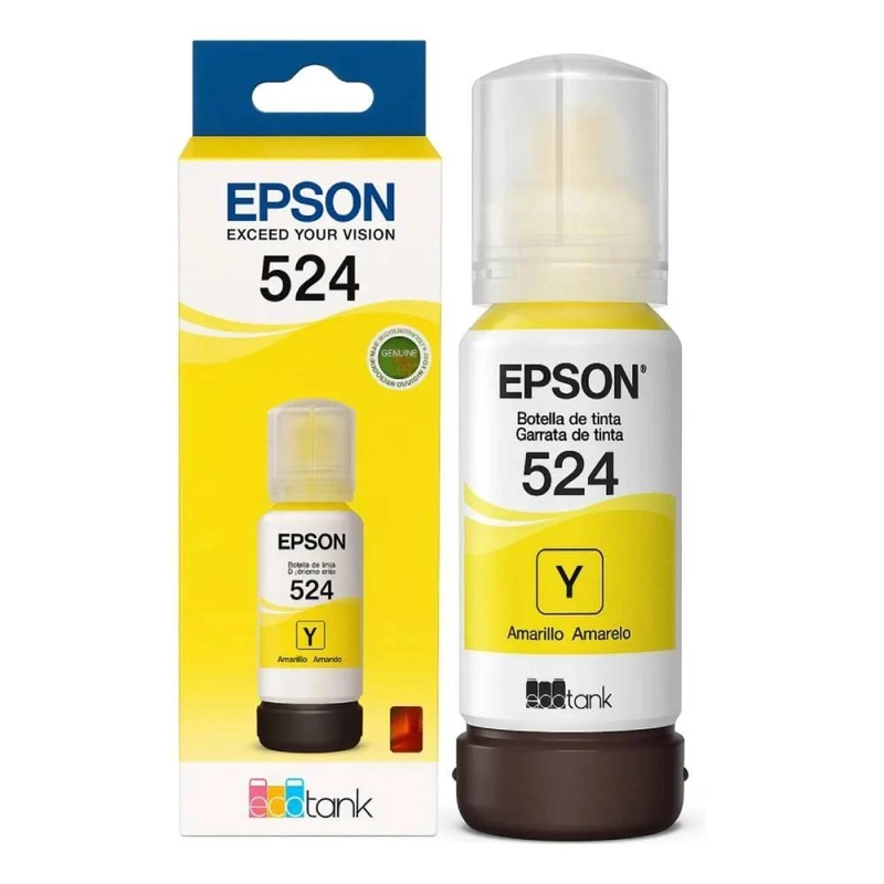 BOTELLA DE TINTA EPSON T524 AMARILLO - 2