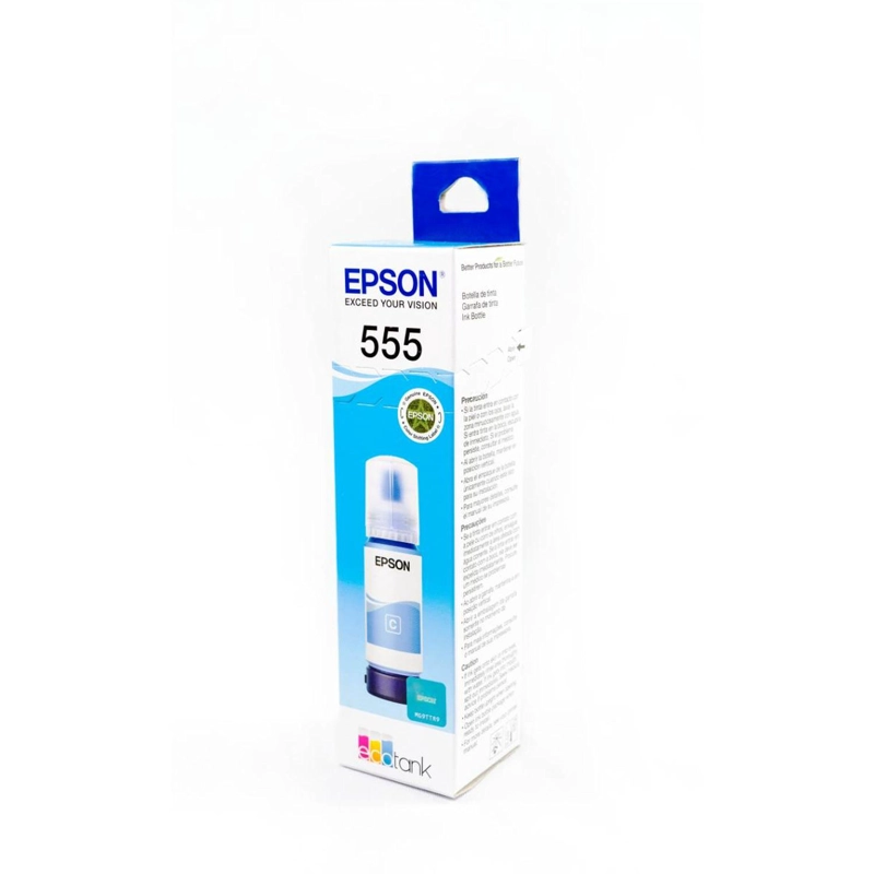BOTELLA DE TINTA EPSON T555 CYAN FOTOGRAFICA - 4