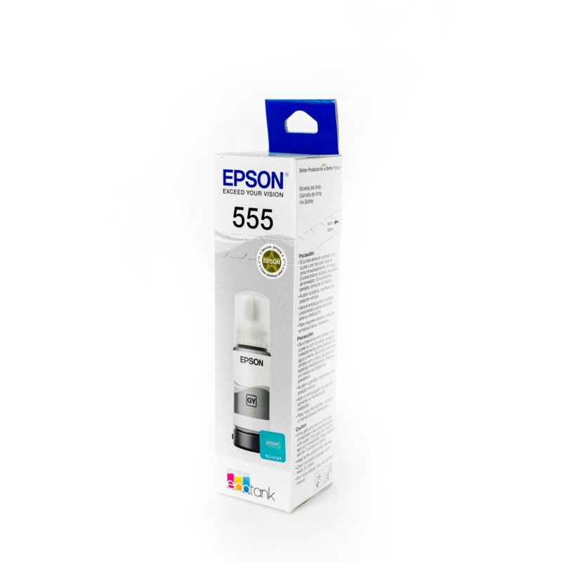 BOTELLA DE TINTA EPSON T555 GRIS FOTOGRAFICA - 4