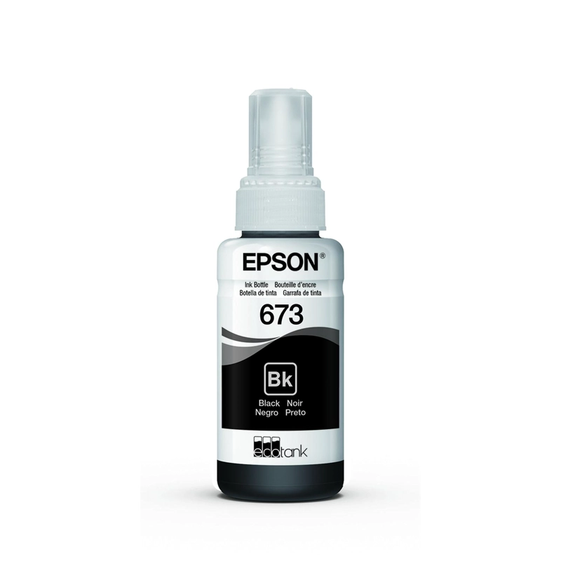 BOTELLA DE TINTA EPSON T673 NEGRA