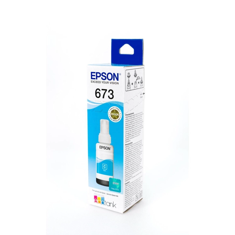 BOTELLA DE TINTA EPSON T673 CYAN - 4