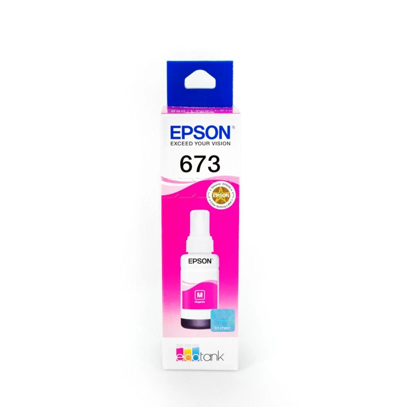 BOTELLA DE TINTA EPSON T673 MAGENTA - 1