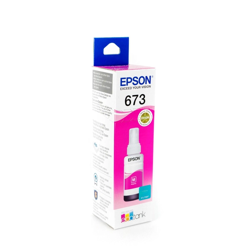 BOTELLA DE TINTA EPSON T673 MAGENTA - 6