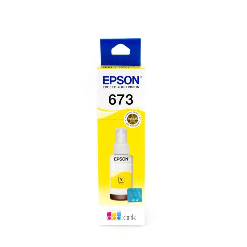 BOTELLA DE TINTA EPSON T673 AMARILLA - 1