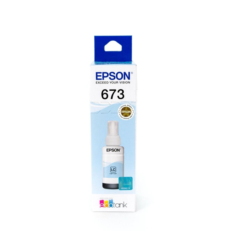 BOTELLA DE TINTA EPSON T673 CYAN LIGHT - 2