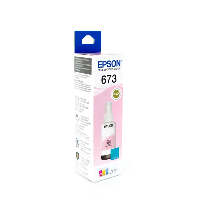 BOTELLA DE TINTA MAGENTA CLARO EPSON T673 - 70 ML - 2