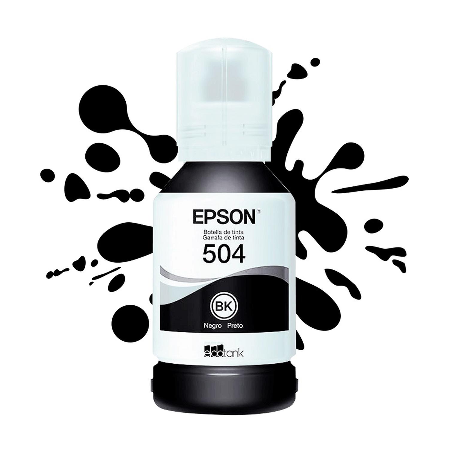 BOTELLA DE TINTA EPSON T534 NEGRA - 3