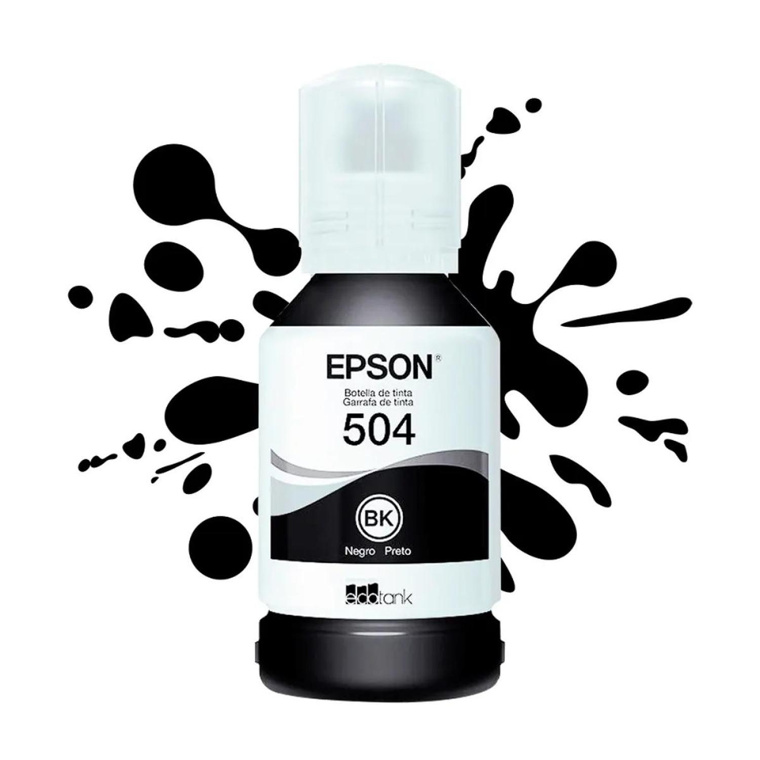 BOTELLA DE TINTA EPSON T534 NEGRA - 4
