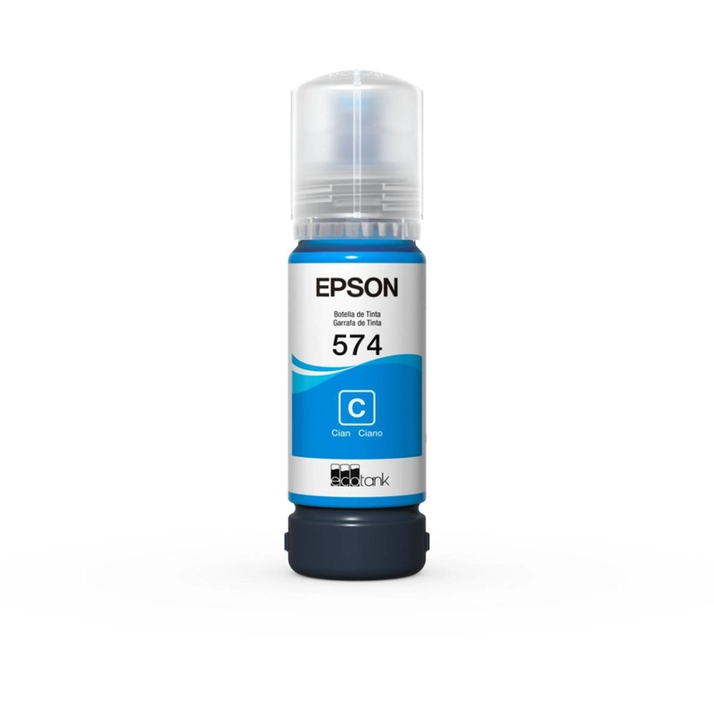 BOTELLA DE TINTA EPSON T574 CYAN - 5
